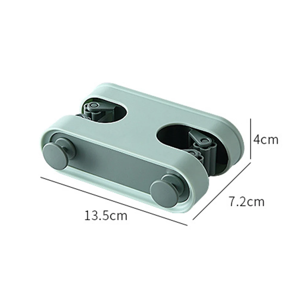 

Wall Mounted Free Punch Traceless Mop Clamp Bathroom Organizer Broom Holder