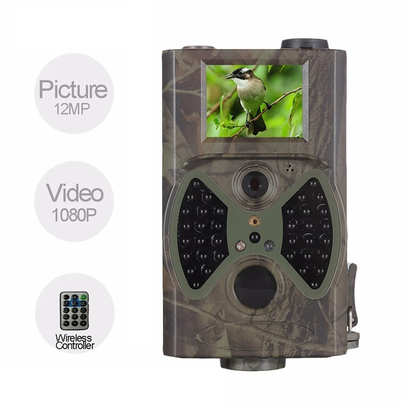 

Hunting Trail Camera HC300A 16MP Night Vision 1080P Video Wildlife Camera Cams for Hunter Photos Trap Surveillance