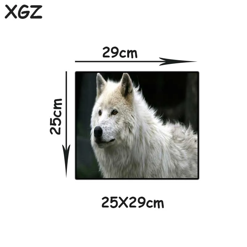 

XGZ Large Gaming Mouse Pad Black Lock Edge Animal White Wolf King Custom Computer Table Mat Speed Non-slip 900x400/900x300 Xxl
