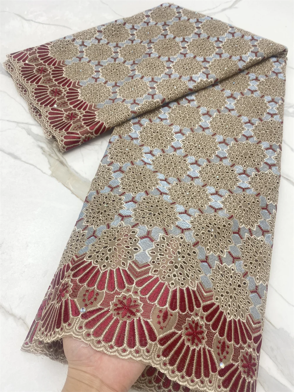 Кружевная швейцарская вуаль швейцарское кружево с камнями африканская