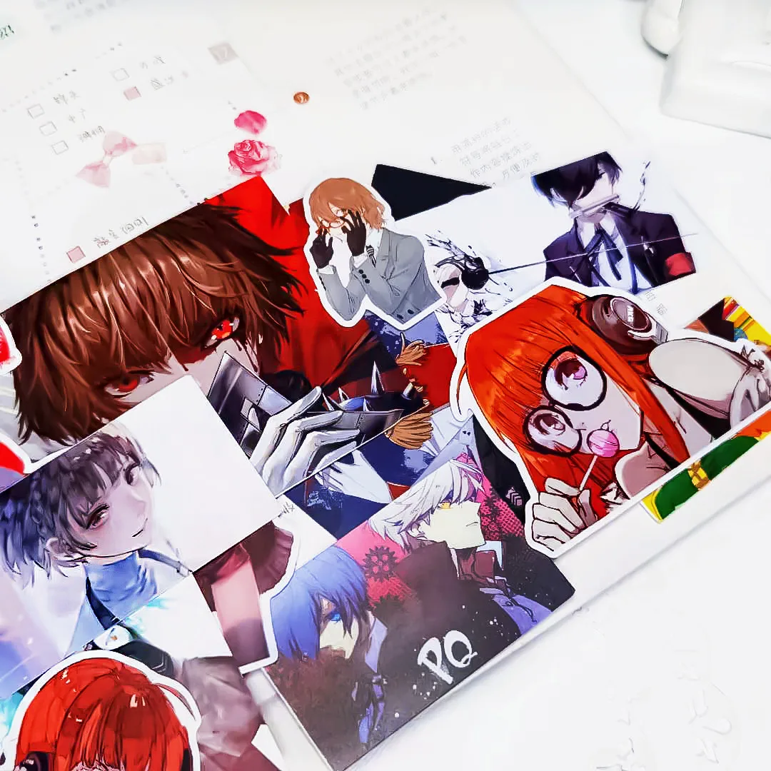 

Stickers 19pcs Cute Love Anime characters Paper Stickers Homemade Bookkeeping Decals on Laptop / Decorative scrapbooking / DIY
