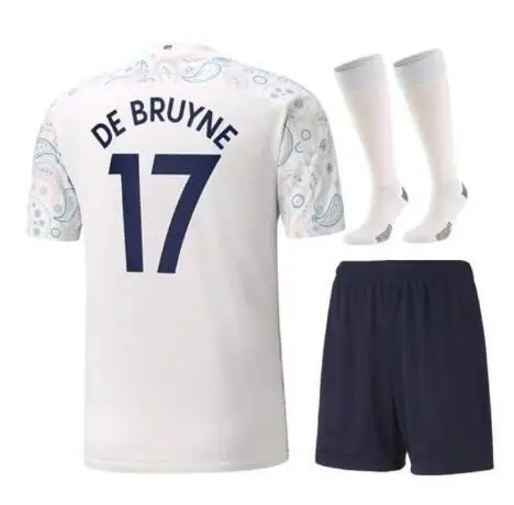 

Man Customize adults kit 2020-21 Manchester kids soccer jersey City home away third football shirt DE BRUYNE FODEN