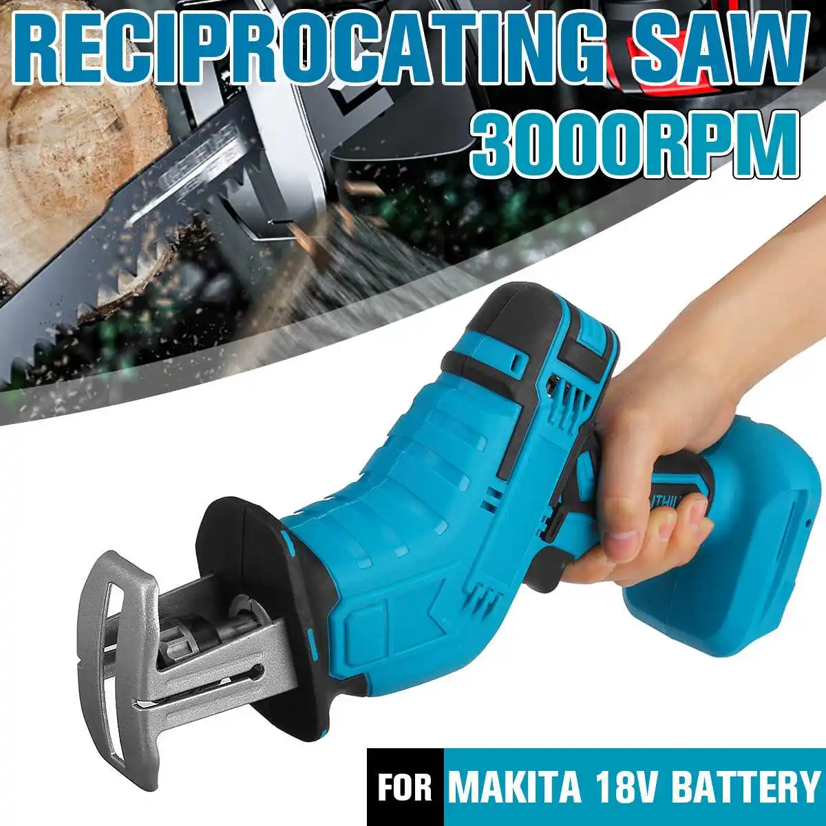 18V Portable Cordless Reciprocating Saw Replacement Metal Wood Cutting Machine Tool Electric for Makita Battery | Инструменты