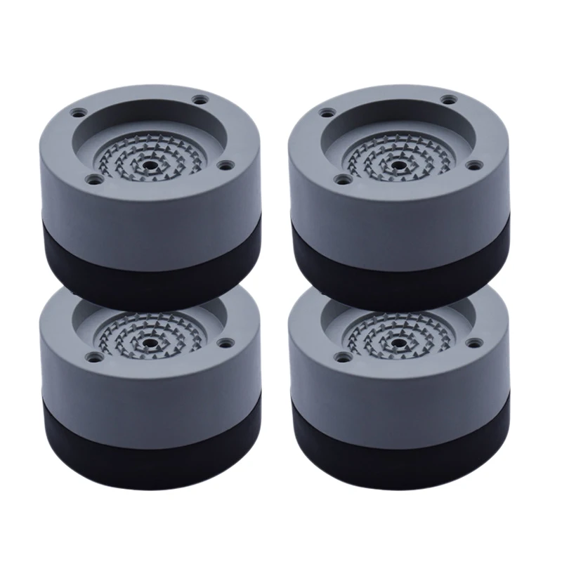 

4 Pcs/Set Anti-Vibration Pads Rubber Noise Reduction Vibration Anti-Walk Foot Mount for Washer and Dryer Adjustable Height Washi