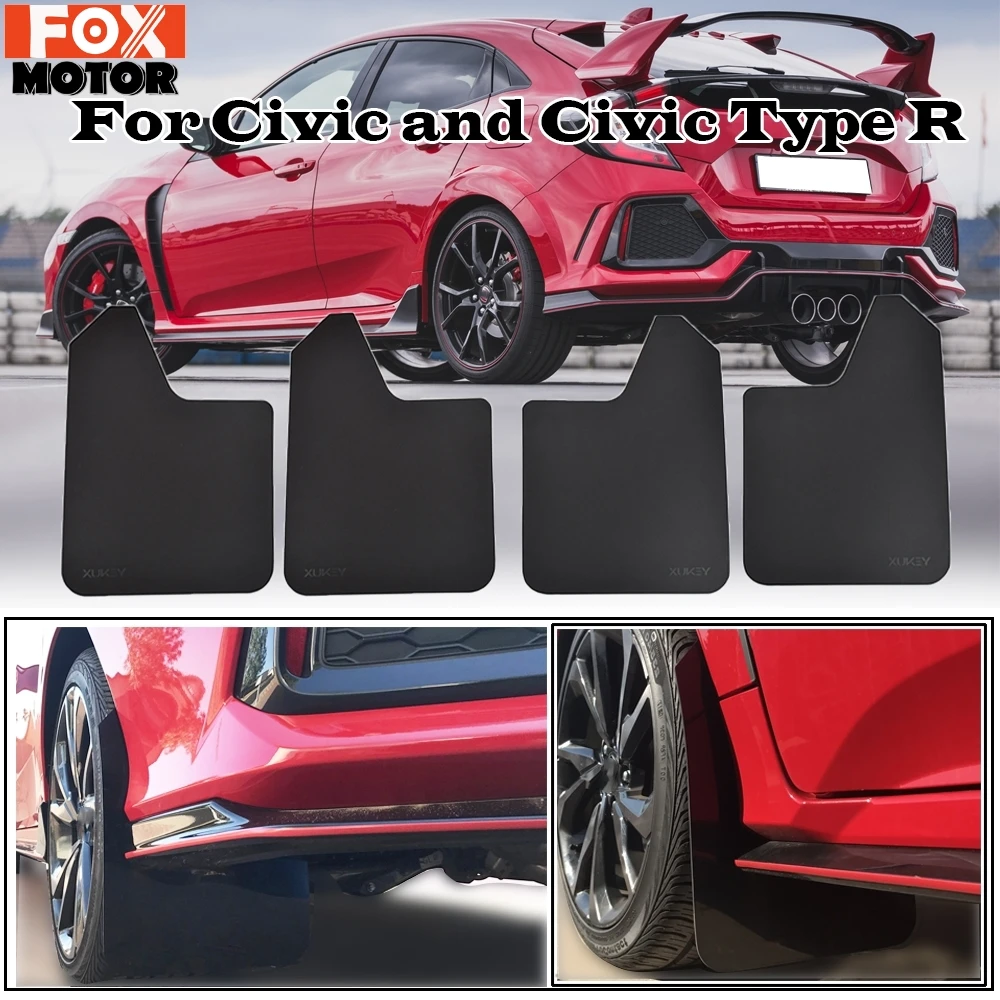Брызговики для Honda Civic Type R VTi GTi SiR Tourer EX coupe DX G Mugen Si|Грязезащита| |