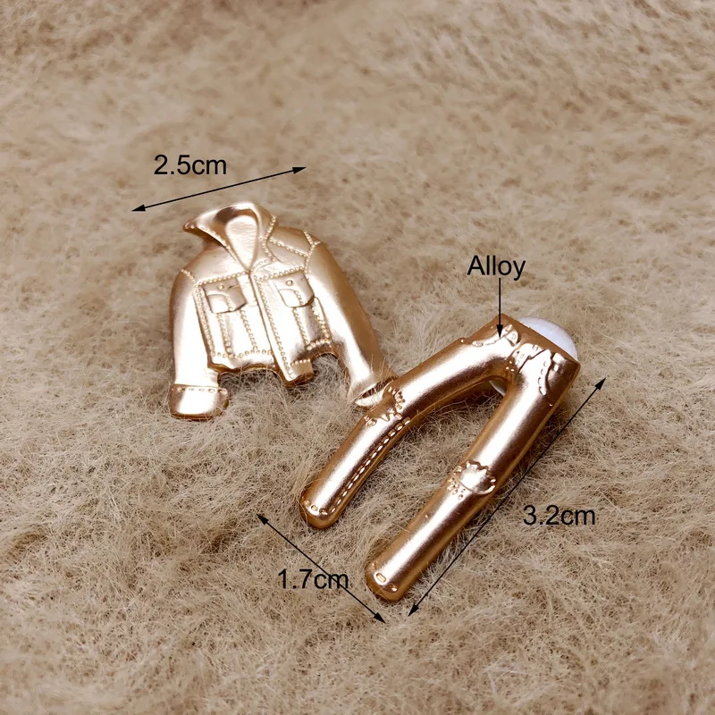 Женские серьги-гвоздики в стиле панк F.J4Z дизайнерские Разноцветные серьги форме