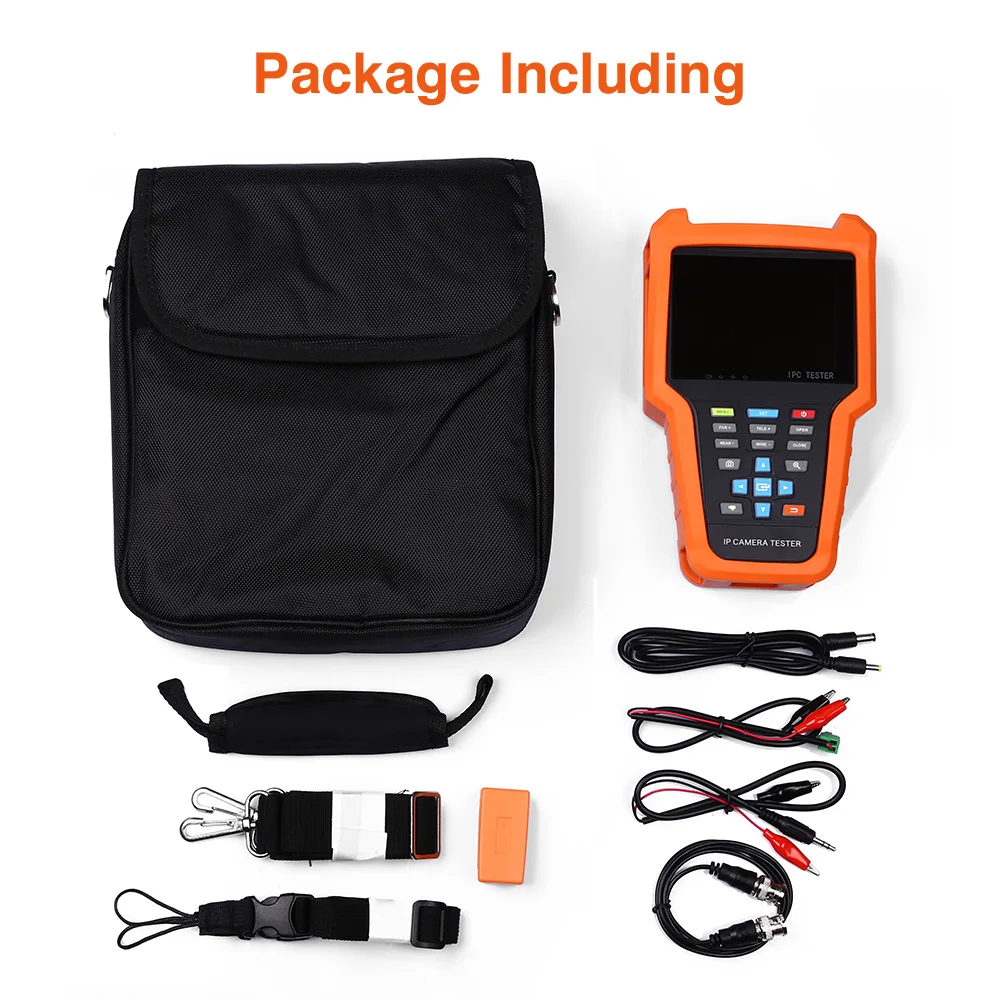 CC ТВ тестер 960 × 640 Сенсорный экран безопасности камера Handhold 4 дюйма IPS 8MP AHD CVBS CVI HDMI