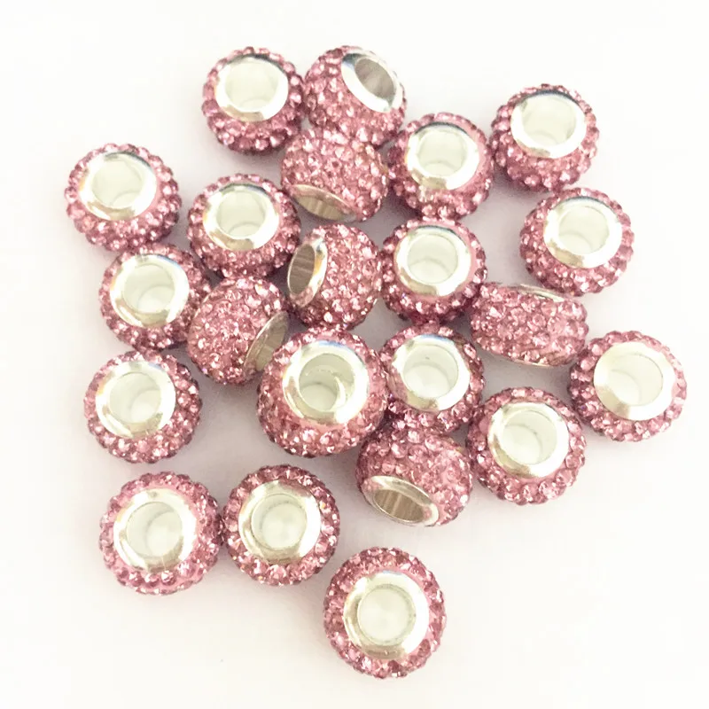 100 шт./комплект блестящие ювелирные украшения с большим отверстием | Украшения и