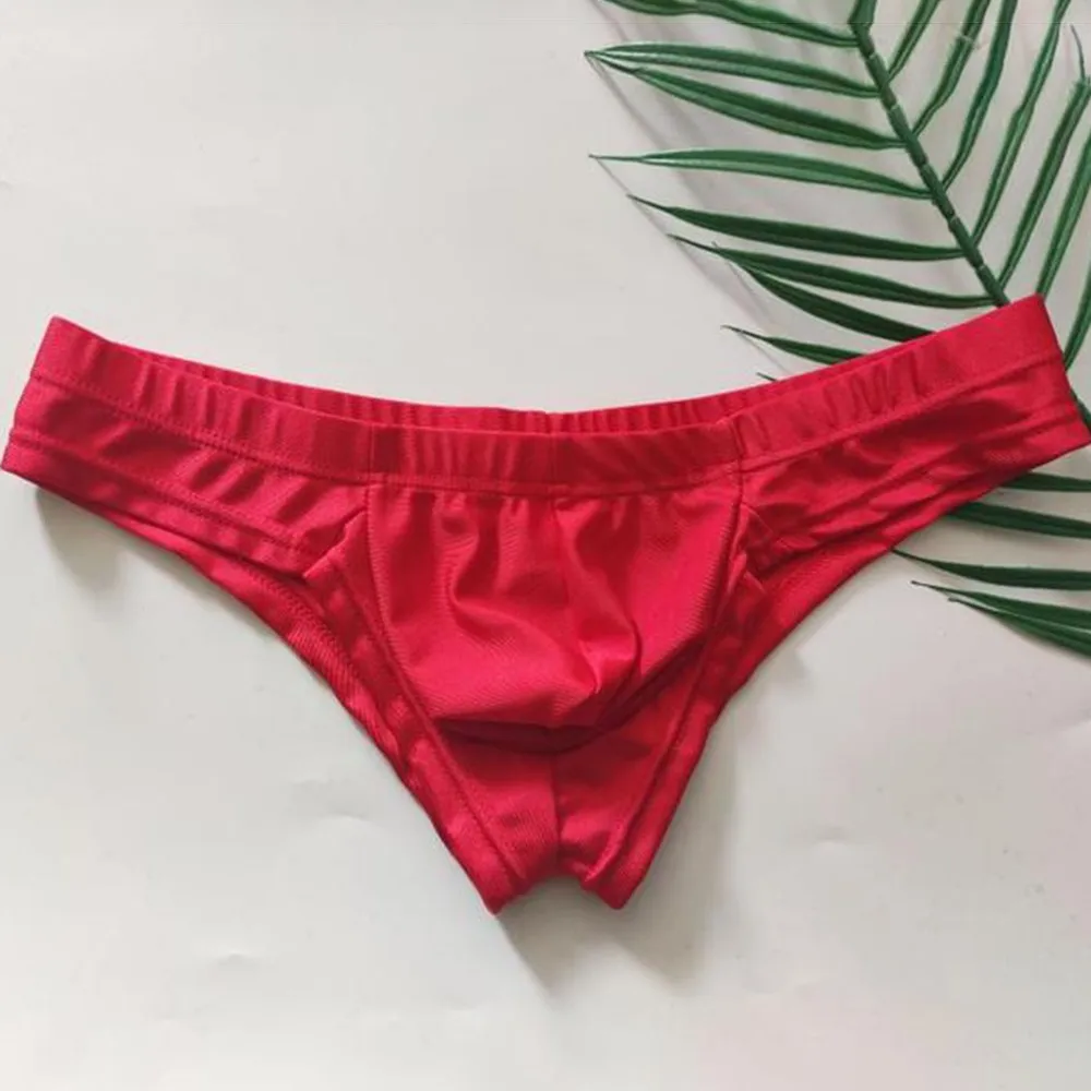 

New Mens Underwear T-Back G-String Briefs Sexy Breathable Tangas Thong Lingerie Ice Silk Men's Underwear