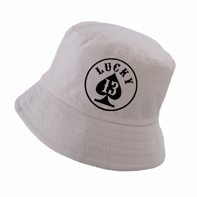 Модная k pop Мужская рыболовная шляпа Lucky NUMBER 13 летняя уличная охотничья Панама |