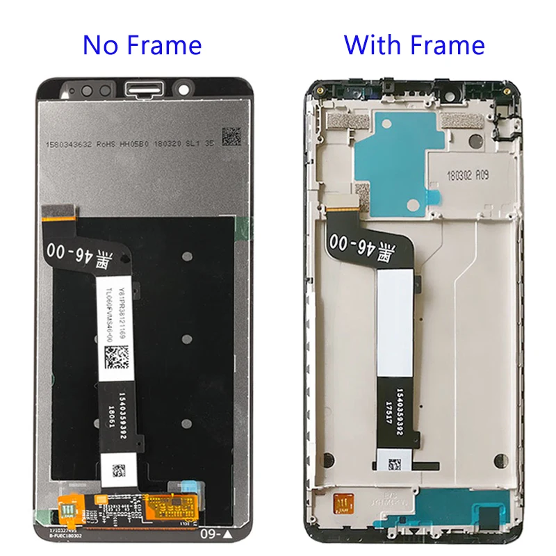 5.99" New Display For Xiaomi Redmi Note 5 Pro LCD Touch Screen Digiziter Assembly Replacement NOTE With Frame | Мобильные