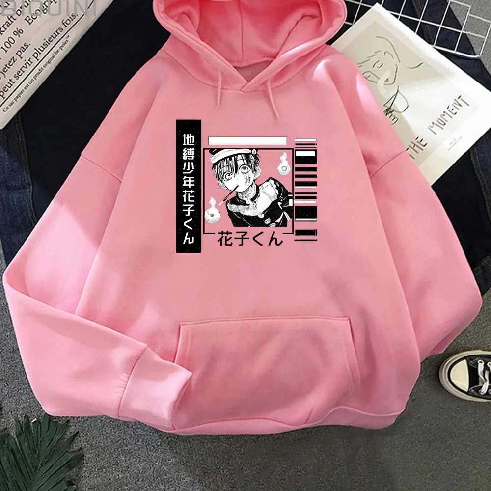 

Toilet Bound Hanako Kun Comic Print Sweatshirt Vintage Anime Hoodies Women Aesthetic Japanese Streetwear Pullovers Hooded Pocket