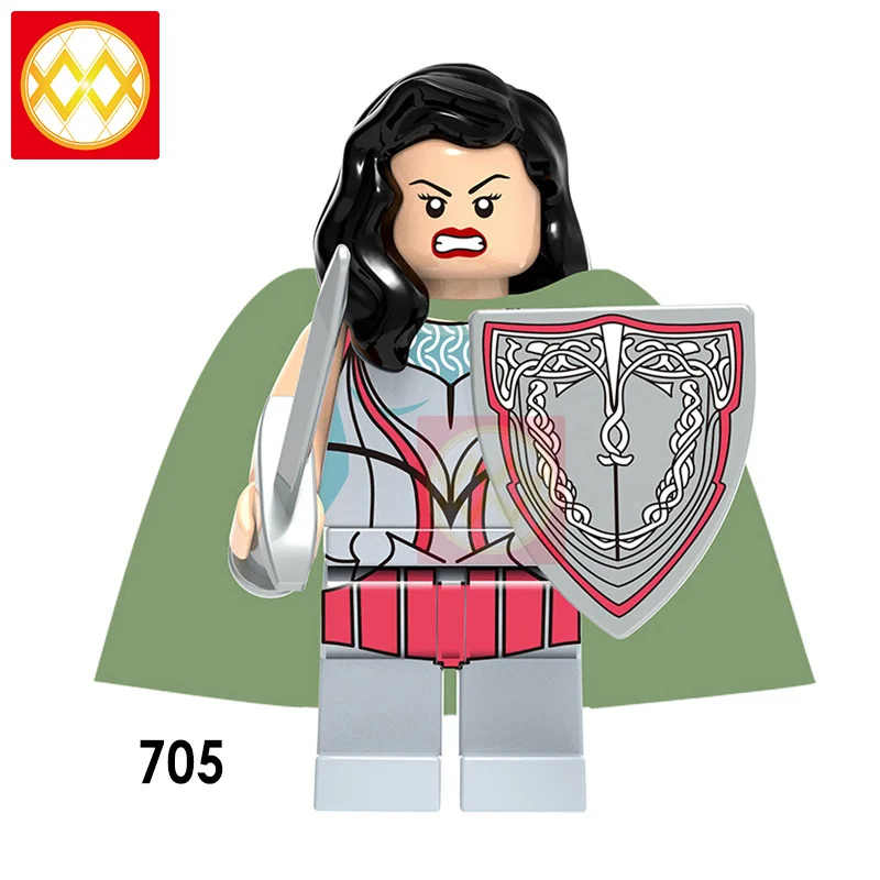 XH705sif Фильм Тор Ragnarok Odin Loki Hela Валькирия битва лошадь Frigga Hemidall Джейн Фостер Халк Sif строительные блоки кирпичная игрушка малыш - Цвет: XH705sif