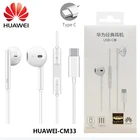 Наушники HUAWEI CM33, с разъемом USB Type-C, с микрофоном, для HUAWEI Mate 10 Pro, P10, P20, P30 Pro, Note 10, Honor 9, 10