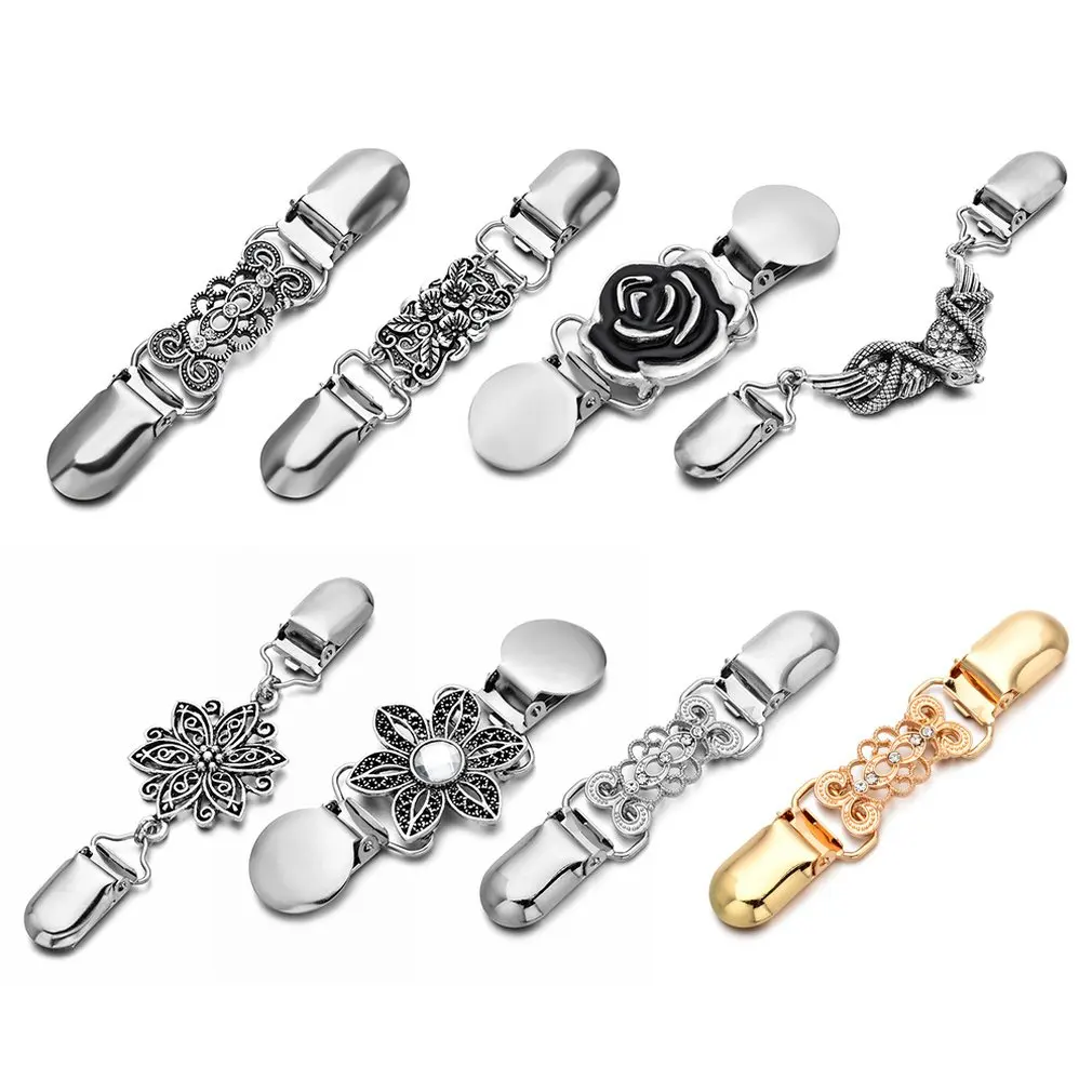 Женский кардиган ретро свитер рубашка игла брошь для шали зажим воротник Ретро