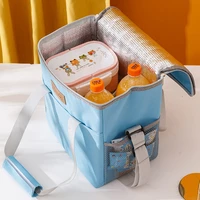 portable insulated lunch box bag men women large capacity travel camping picnic bags cold food cooler thermal packet accessories
