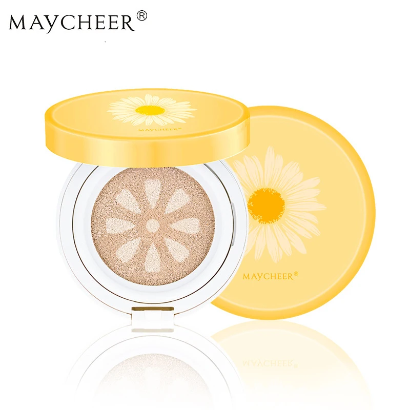 MAYCHEER Brand Chamomile Air Cushion BB &amp CC Cream Makeup Face Base Liquid Foundation Make Up Concealer Whitening Cosmetic |