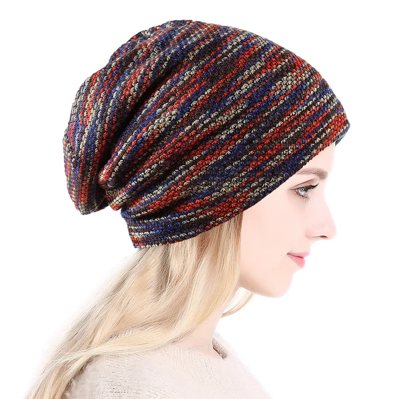 Skullies Beanie Модные Цветные шерстяные шапки для мужчин и женщин уличные вязаные плюс