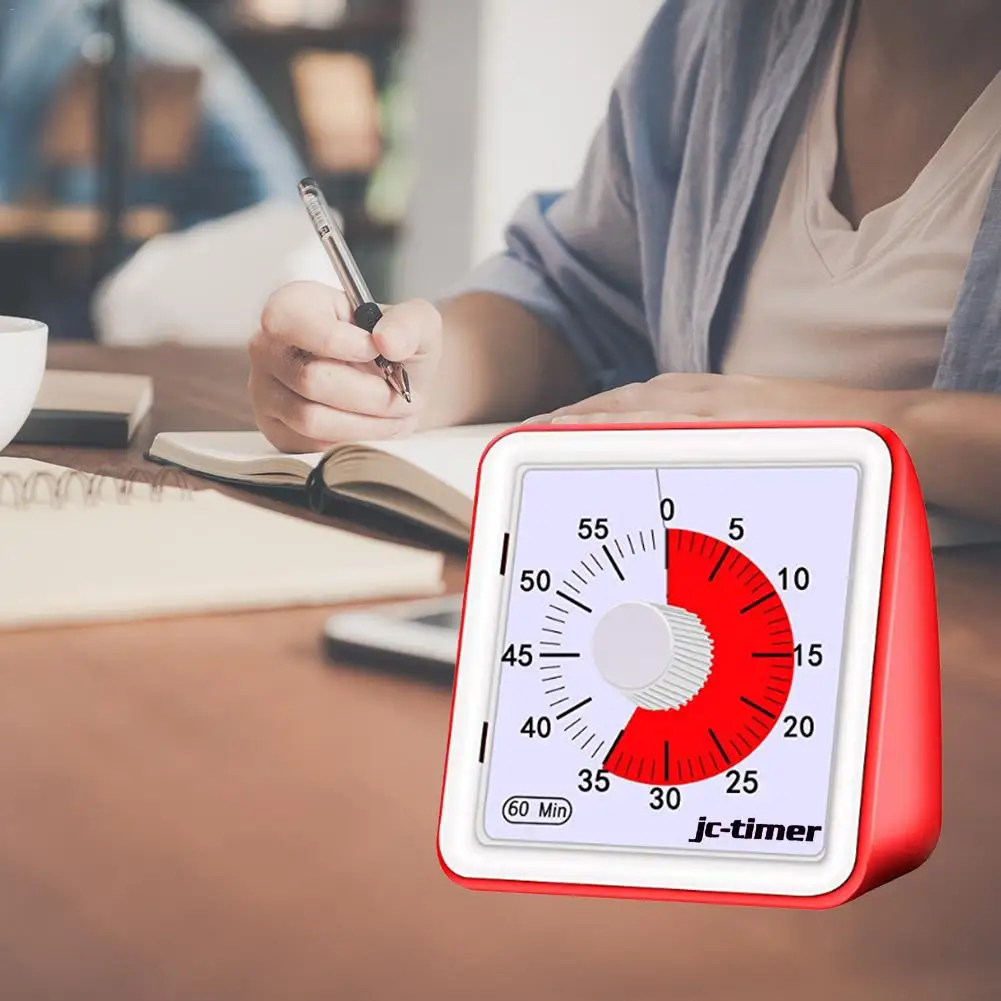 60 минутный таймер обратного отсчета часов визуальный бесшумный средство