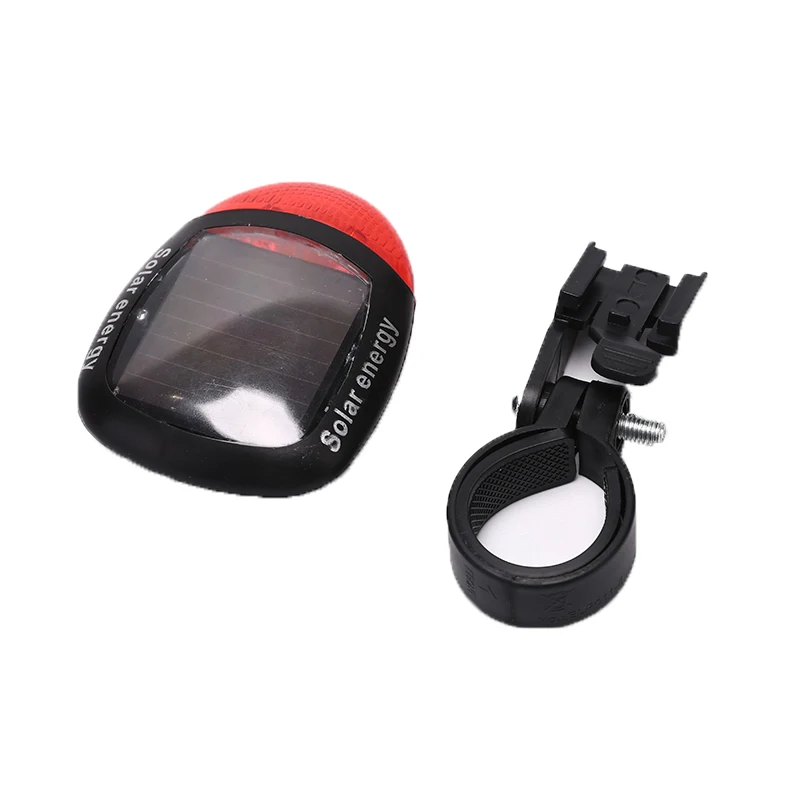 Велосипедный фонарь на солнечных батареях Светодиодный задний мигающий для