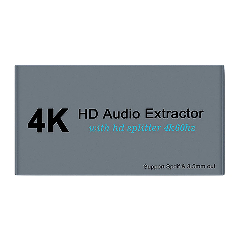 Горячий HDMI o Extractor Splitter to 2 Spliiter 4K Optica SPDIF + 3 5 мм Sppliter|Адаптеры Type-C| |