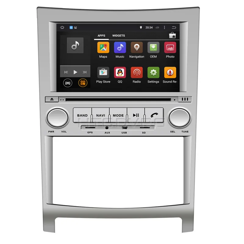 Автомобильный DVD-плеер YMODVHT 7 дюймов 4G 8 ядер Android 9 0 1 для Hyundai Veracruz / IX55 2006- Auto RDS радио