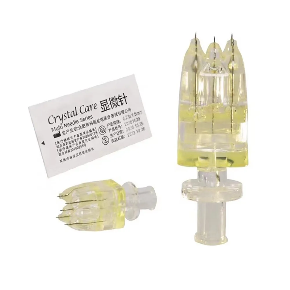 

Mesotherapy Crystal 5 pin multi needles for meso gun and syringe for injection