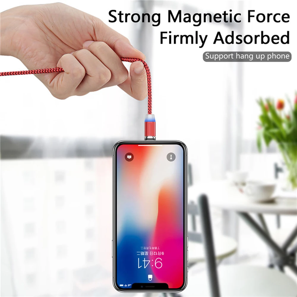 Магнитный зарядный кабель BaySerry type C Магнит Micro usb быстрая зарядка usb type C кабель для iphone 11 Pro XR samsung S9 Xiaomi