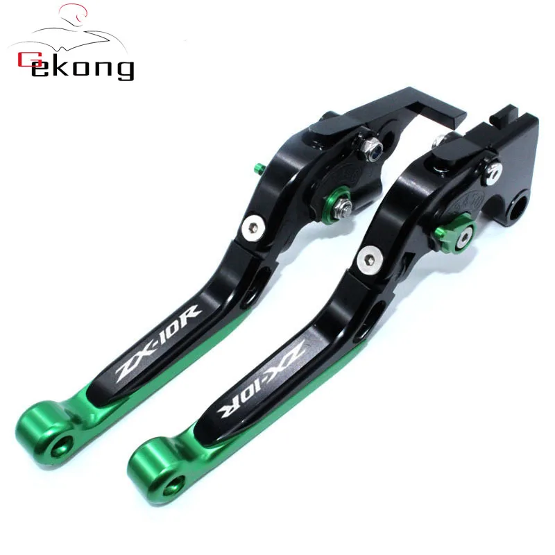 

For KAWASAKI NINJA ZX-10R ZX10R ZX 10R 2006-2015 2014 2013 2012 Motorcycle CNC Adjustable Folding Extendable Brake Clutch Levers