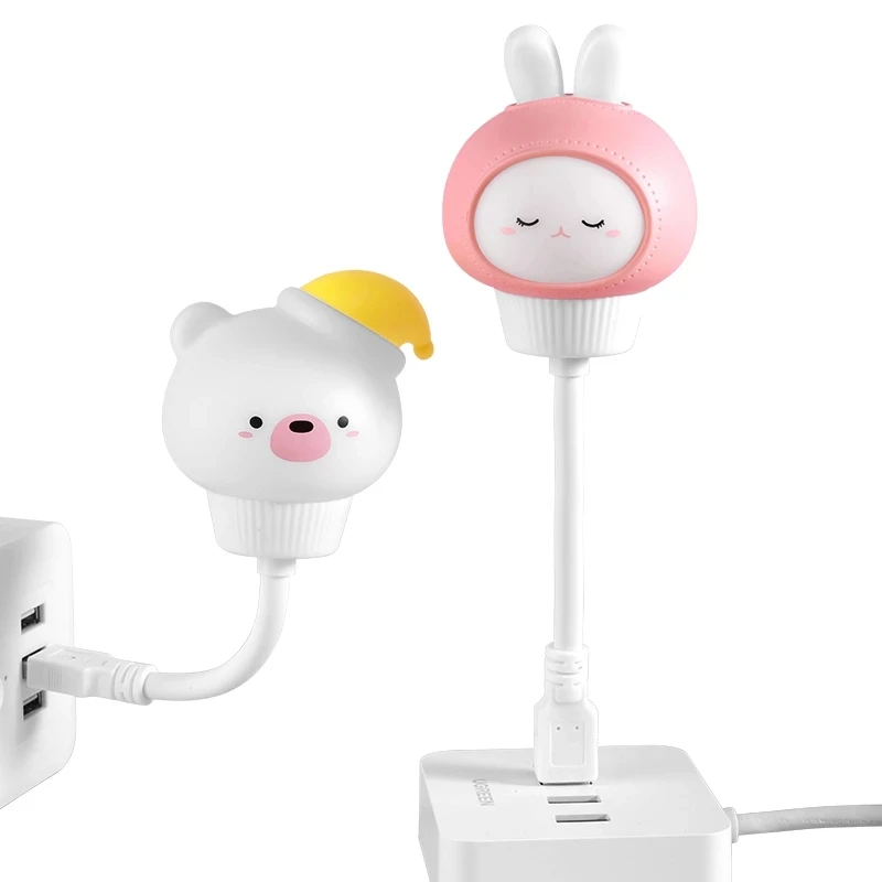 

Маленький ночник с дистанционным управлением и USB-разъемом, ночник для спальни и общежития, светильник для сна для кормления ребенка, лампа ...