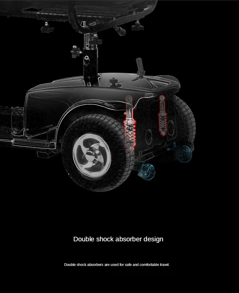 Электрический велосипед скутер для пожилых людей с высокой нагрузкой