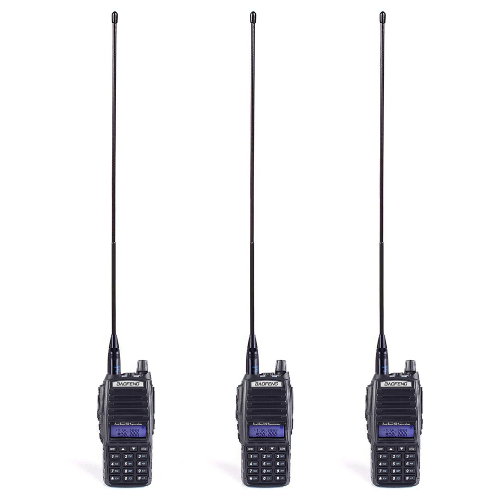 Женская Двухдиапазонная VHF/UHF 144/430 МГц антенна для UV 82 Plus|Рации| |