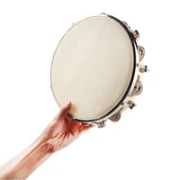 10 suede leather drum head tambourine capoeira pandeiro samba percussion tamborine precussion music instrument for sale