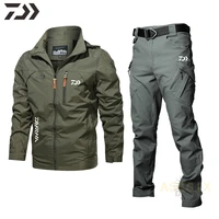 new fishing clothing spring autumn outdoor breathable fishing clothes mens fishing wear waterproof windproof suit for fishing