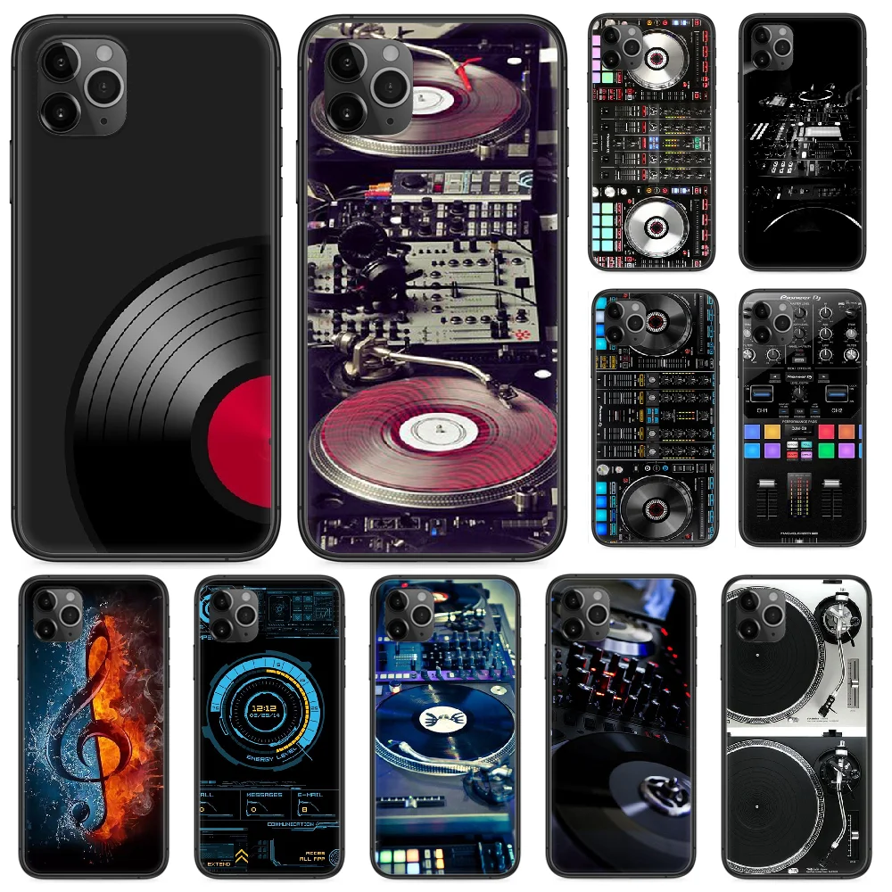 DJ контроллер миксер Музыкальный Чехол для телефона iphone 4 4s 5 5S SE 5C 6 6S 7 8 plus X XS XR 11 PRO
