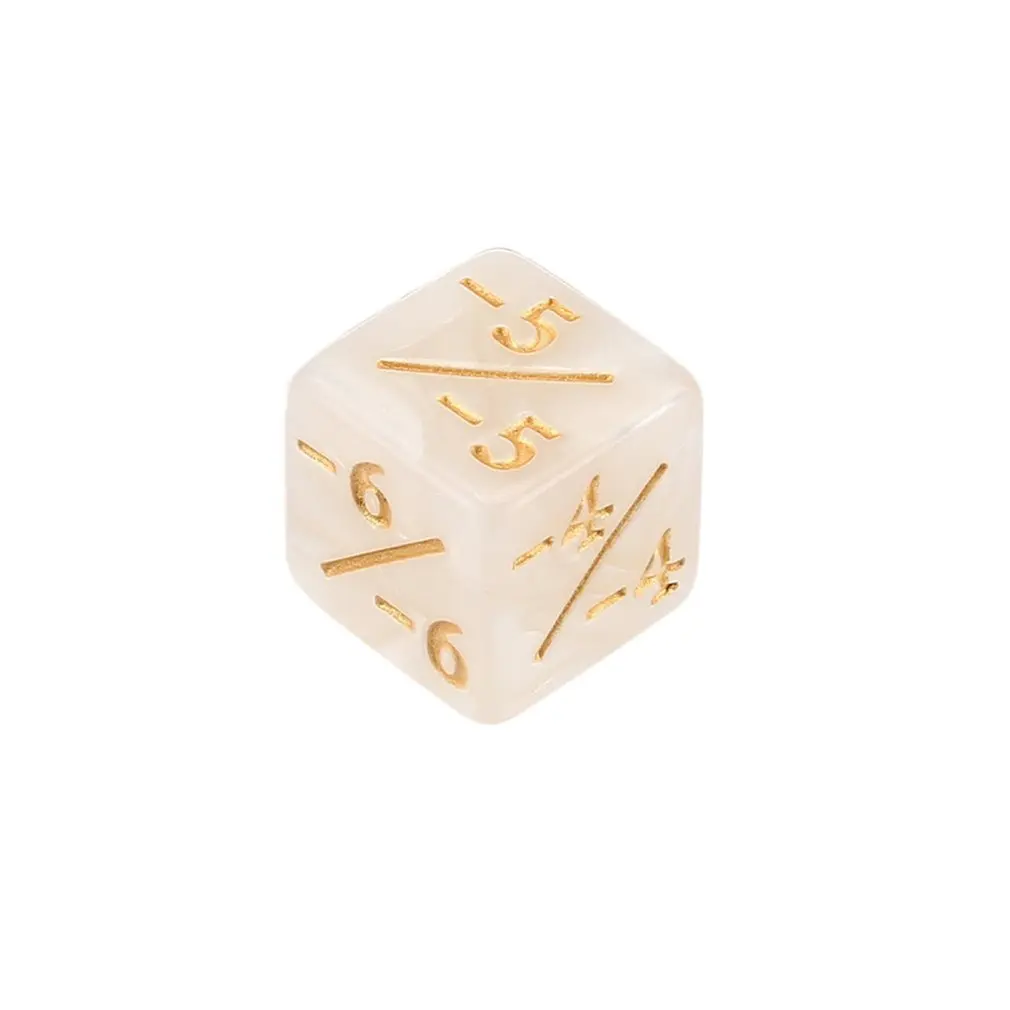 10x игральные кости счетчики 5 положительных + 1/+ 1 и отрицательных-1/-1 для волшебной