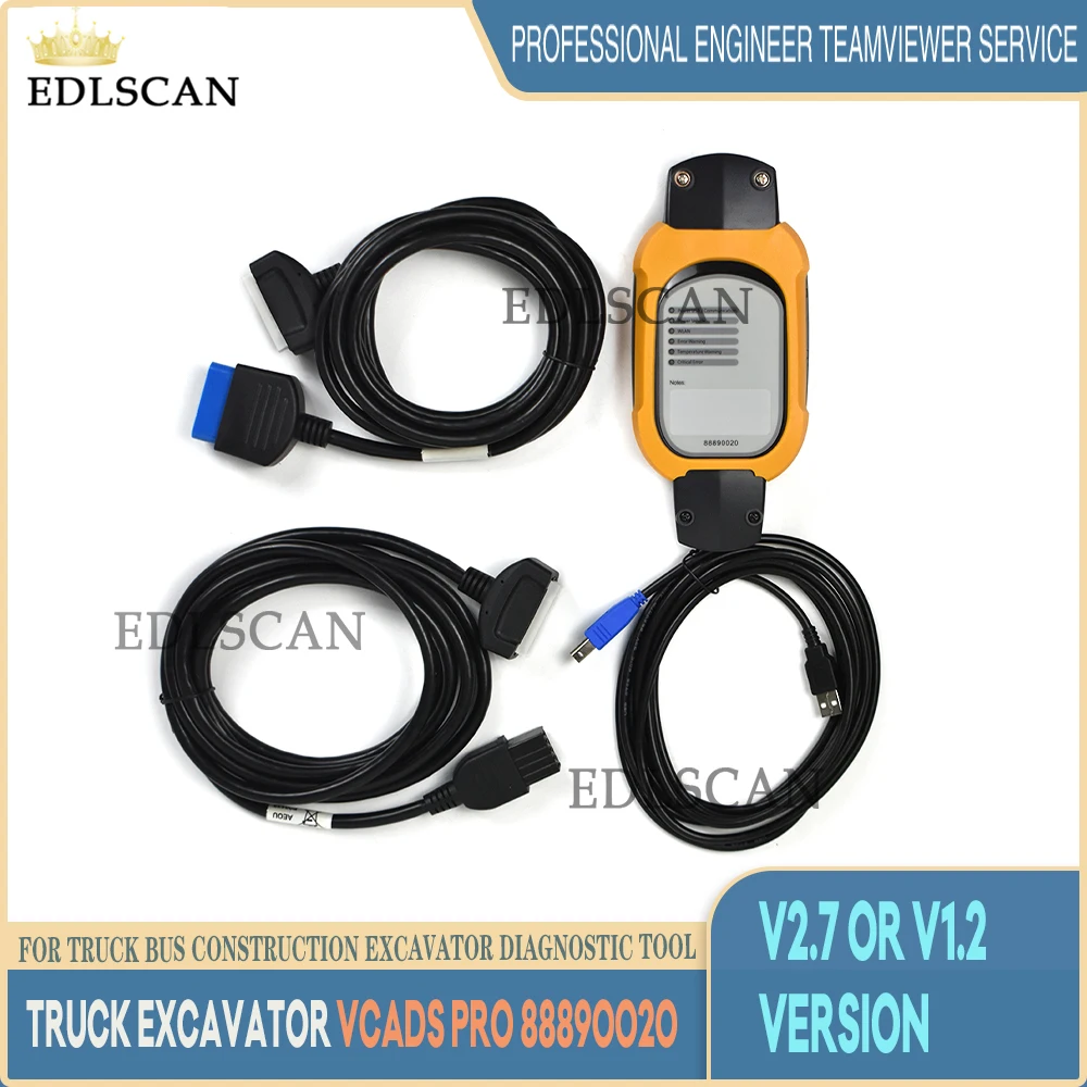 

88890180 Vcads diagnosis tools 8890020 for vcads pro FH FM truck scanner dev2tool software obd II diagnostic