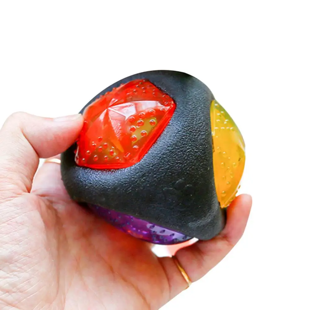 Мяч для собак мигающий светодиодный мяч активируемый звуком световой домашних