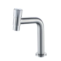 shower bath basin faucets stainless steel mixer waterfall sink basin faucets single cold mitigeur lavabo bathroom fixture dm50bf