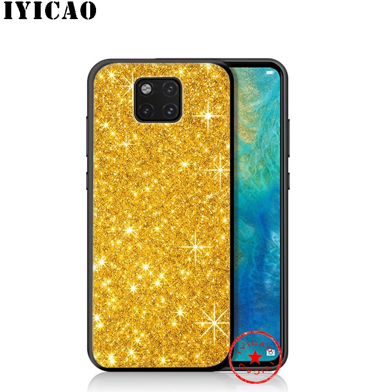 Sparkle Glitter sand scale Soft Black Case for Huawei Mate 30 Lite Pro Y9 Y7 Y6 Prime 2018 2019 Phone |