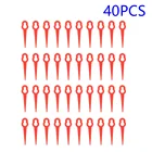 Сменные Пластиковые Лезвия 40 шт. отлично подходят для стрижки травы Florabest, размер большого отверстия: около 10,15 мм