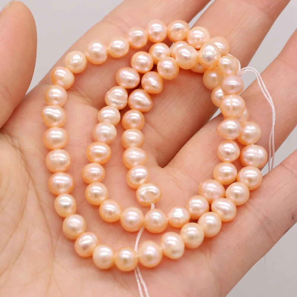 

Natural Freshwater Pearl Beads Loose Round 5/6/7mm Grade AA Bead for Jewelry Making Exquisite Necklace Bracelet Crafts