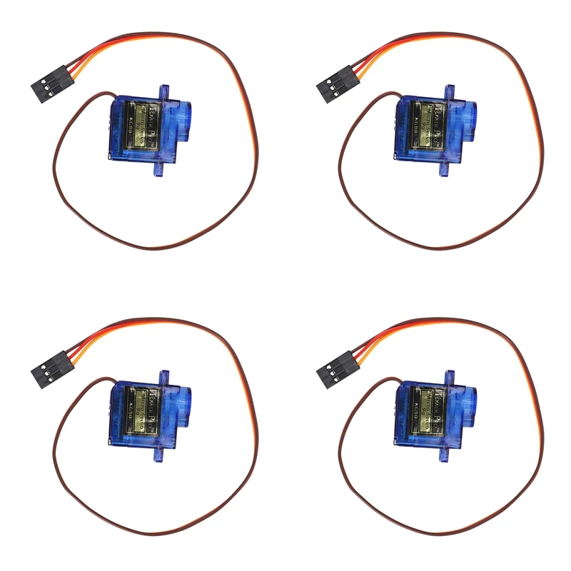 

4 шт. смарт-Электроника Rc Mini 9G 1,6 кг сервомотор Sg90 Для Rc 250 450 Вертолет самолет автомобиль Лодка