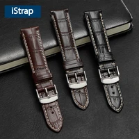 for tissot strap lilock 1853 feida lute tianwang butterfly clasp mens and womens leather watchband universal calfskin bracele