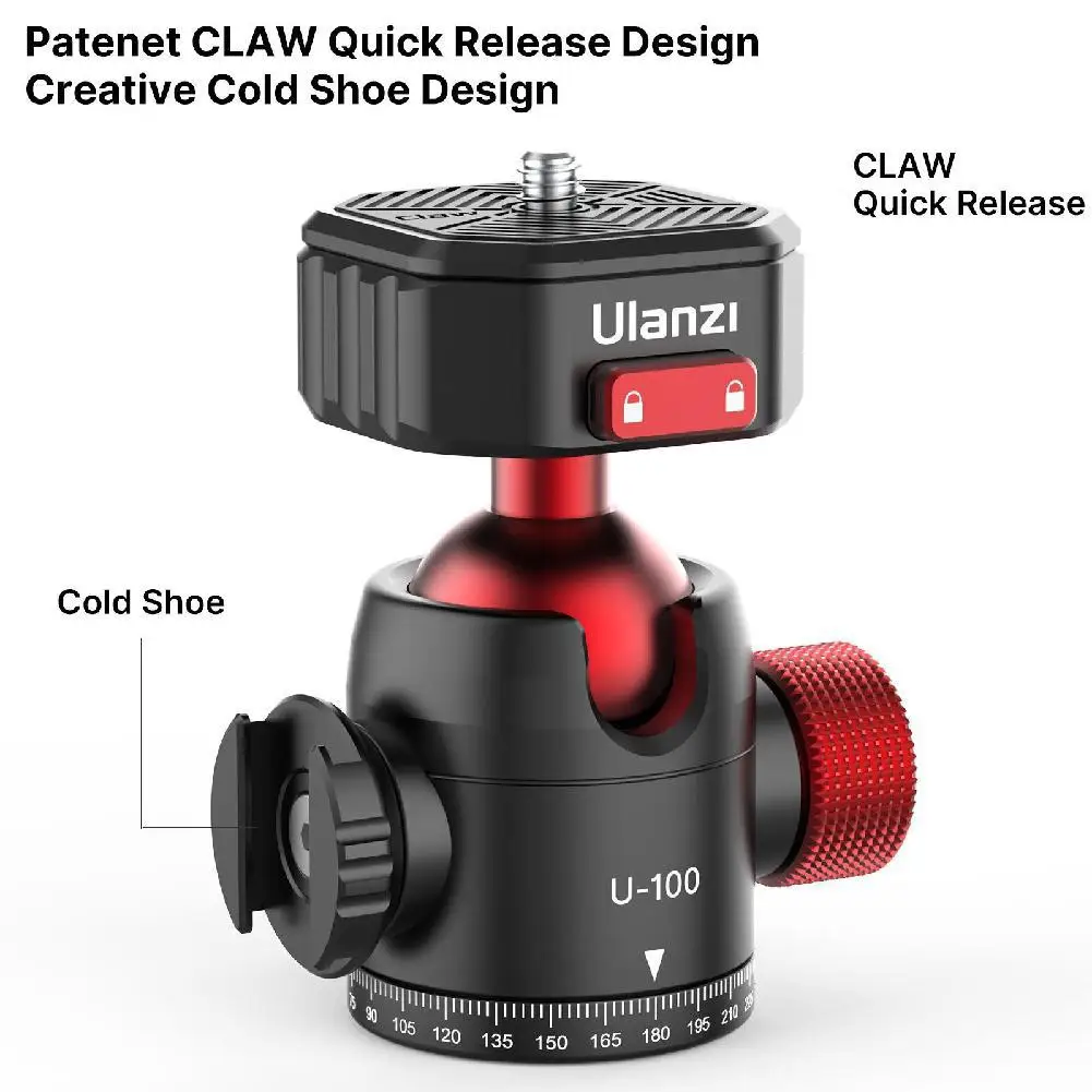 

Быстроразъемный держатель камеры Ulanzi U100 для панорамной съемки на 360 °