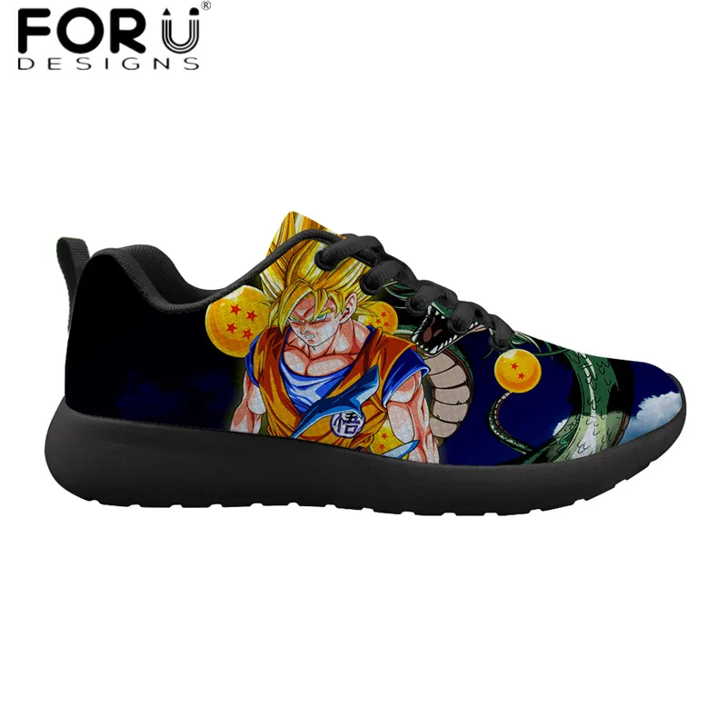 HMA660Z41 FORUDESIGNS/повседневная мужская обувь; Лидер продаж; аниме Dragon Ball Z; Супер Кроссовки для мальчиков-подростков; классические дышащие туфли на плоской подошве со шнуровкой; Zapatos - Цвет: HMA660Z41