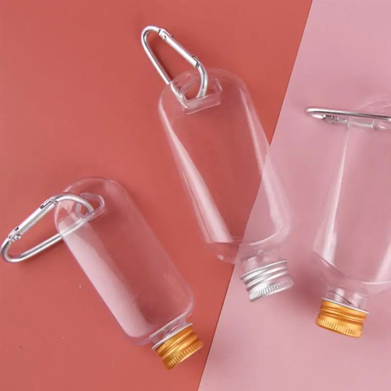 10 шт. ручная дезинфицирующая бутылка с крючком портативная многоразовая