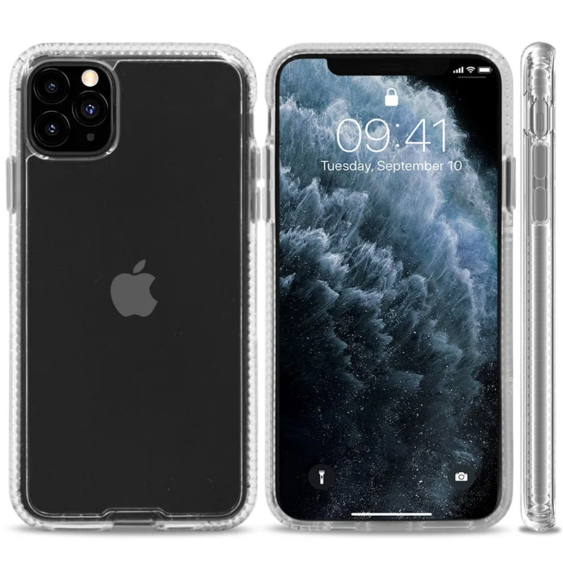 Ультратонкий Гибридный кристально чистый чехол для iPhone 11 pro max XS XR 8 7, амортизирующий чехол с защитой от царапин, прозрачный чехол на заднюю панель