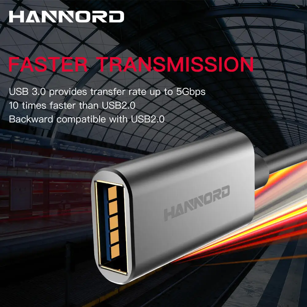 Кабель удлинитель Hannord USB 3 0 штекер гнездо|Кабели передачи данных| |