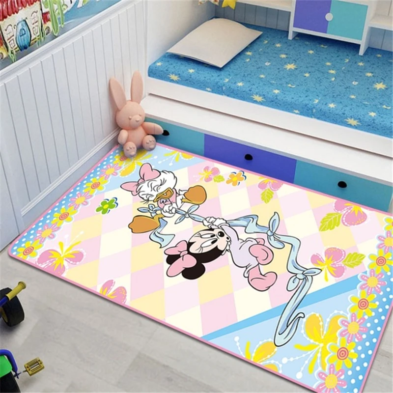 

Disney 80x160cm Baby Play Mat Non-slip Rug Living Room Bedroom Carpet Geometric 3D Carpet Home Floor Mat